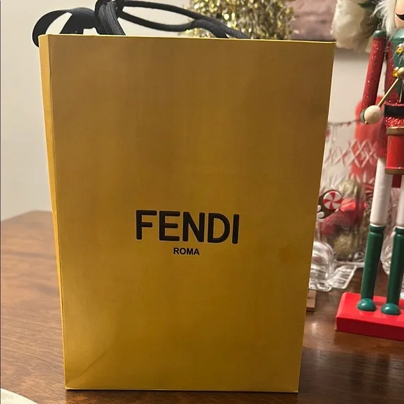 Fendi Brown Leather Belt